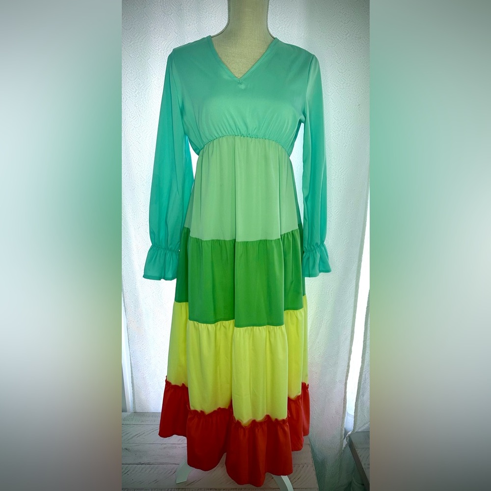 Multi colored dress